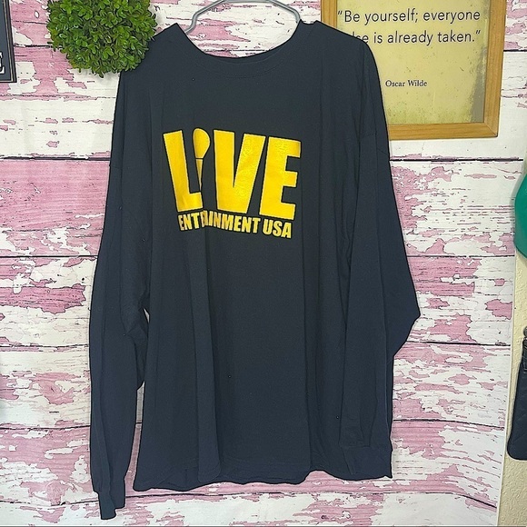 Gildan Other - LIVE ENTERTAINMENT USA 2020 MIAMI TOUR TECH 305 Black Long Sleeve Shirt size 3X